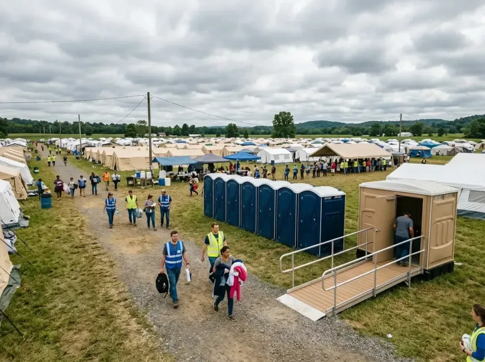 disaster-relief-camp-restrooms-010 — frequently asked questions, Dumpster & Portable Bathrooms Rental in Mahomet, IL